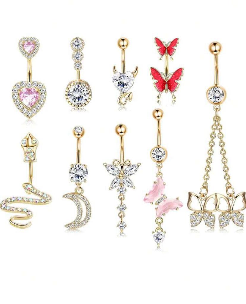 Navel ring 14